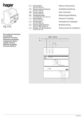 Hager TS 111 User Instruction
