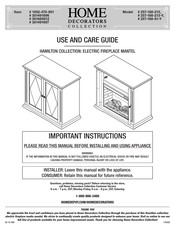 Home Decorators Collection 301491696 Use And Care Manual