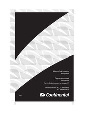 Continental Refrigerator RCC300NEWWY0 Owner's Manual