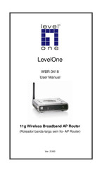 LevelOne WBR-3418 User Manual
