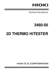 Hioki 3460-50 Instruction Manual