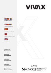 Vivax CJ-40 User Manual
