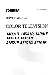 Toshiba 14R01F Service Manual
