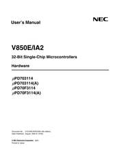 NEC PD703114A User Manual
