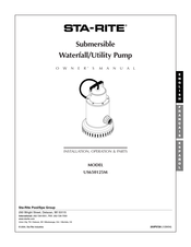 STA-RITE US650125M Owner's Manual