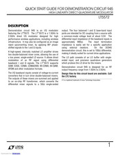 Linear Technology LT5572 Quick Start Manual