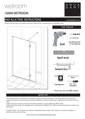 Aquadart 2827658 Installation Instructions Manual