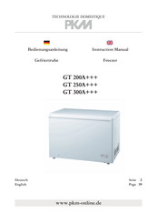 Pkm GT 300A+++ Instruction Manual