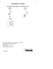 Kohler K-T8224 Installation Manual