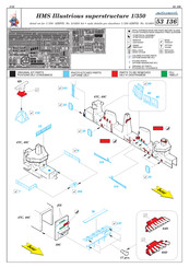 Eduard HMS Illustrious superstructure 1/350 Quick Start Manual