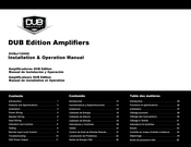 DUB Edition DUBa11000D Installation & Operation Manual