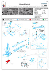 Eduard Musashi railings 1/350 Quick Start Manual