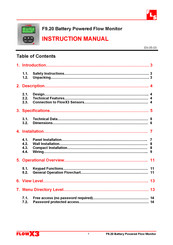 FLS FlowX3 F9.20 Instruction Manual