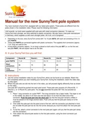 SunnyTent Oval L Manual