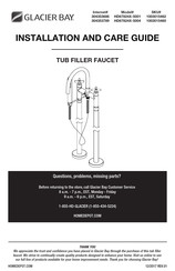 Glacier bay 1003015460 Installation And Care Manual