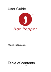 Hot Pepper Jalapeno User Manual