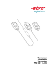 Xylem ebro TTX 100 Manual