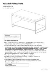 Cheyenne CPFT1649A1E Assembly Instructions Manual