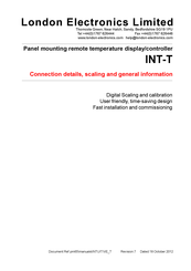 London Electronics INT-T Connection Details, Scaling And General Information