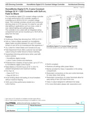Lutron Electronics LHD0-96W24V-U UL Manual