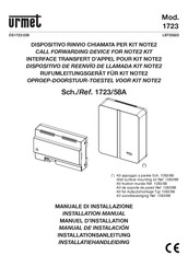 urmet domus 1723/58A Installation Manual