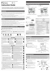 Ccs PJ Series Instruction Manual