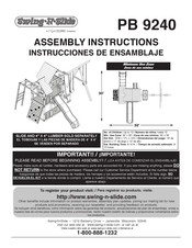 Playcore Swing-N-Slide PB 9240 Assembly Instructions Manual