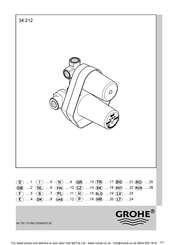 Grohe 34 212 Manual