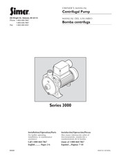 Simer 3000 Series Owner's Manual