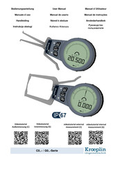 Kroeplin G0 Series User Manual