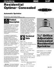 Tyco Fire Product CENTRAL Optima Manuals | ManualsLib