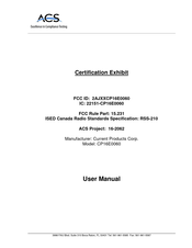 Current SMART WAND CP16E0060 User Manual And Installation Manual