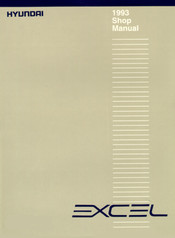 Hyundai Excel 1993 Shop Manual