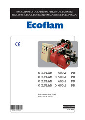 Ecoflam OILFLAM 600.1 PR Manual