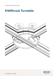 Arjo KWIKtrack Instructions For Use Manual