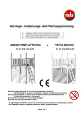 Weka 816.1005.00.00 Assembly, User And Maintenance Instructions