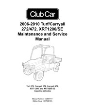 Club Car TURF 272 Maintenance And Service Manual