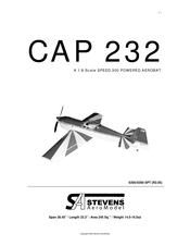 Stevens Aeromodel CAP 232 Manual