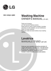 LG WD-12595BD Owner's Manual
