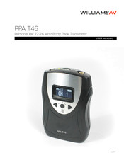 Williams AV PPA T46 User Manual
