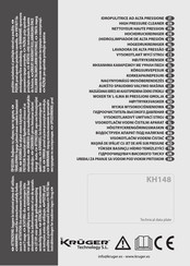Krüger Technology KH148 Manual