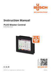 BUSCH PLUS Master Control Instruction Manual
