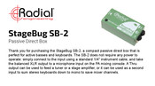 Radial Engineering StageBug SB-2 Quick Start Manual