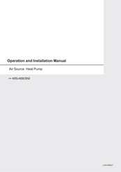 Solimpeks KRS-450E/SN2 Operation And Installation Manual
