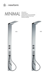 Newform MINIMAL 494 Instructions Manual