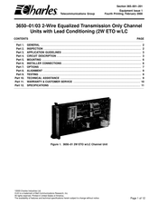 Charles 3650-03 Manual