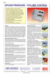 CMR Electrical DPC200 Manual
