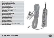 Hella 8 PW 185 103-331 Operating Instructions Manual
