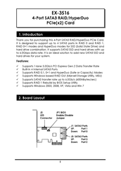 Exsys EX-3516 Introduction Manual