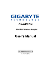 Gigabyte GN-WI02GM User Manual